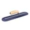 Steel City Trowels By Bon Bon 66-152 Finish Trowel, Round, Blue Steel, 16 X 4, Wood 66-152 - alternate 2